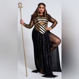 NEW Leg Avenue Nile Queen Cleopatra Isis Goddess Costume Size 3X/4X